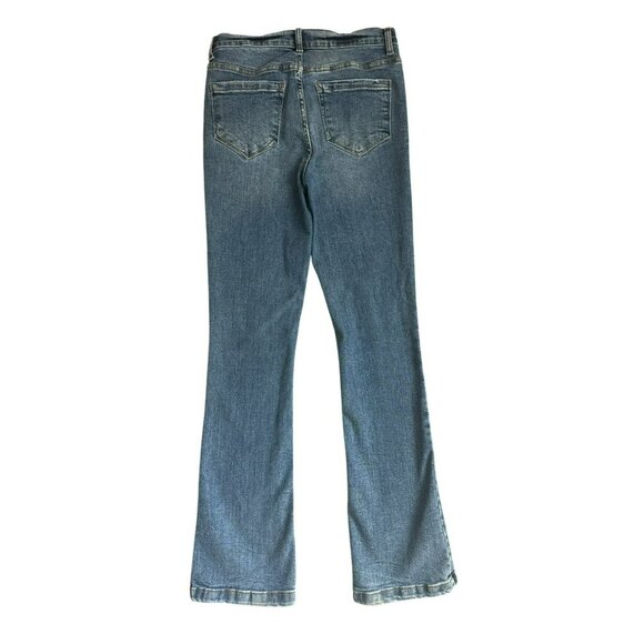 Kensie Jeans Tessa High Rise Bootcut Denim Size 4/27 Vintage Luxe Blue Stretch - Picture 3 of 5